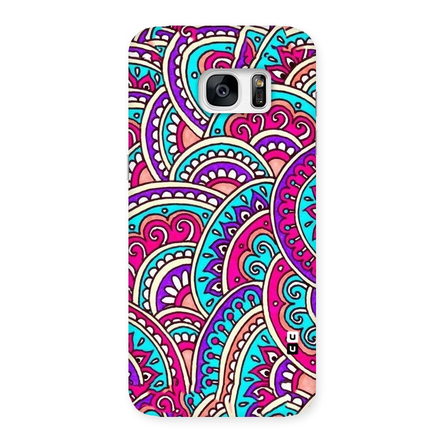 Abstract Rangoli Design Back Case for Galaxy S7 Edge