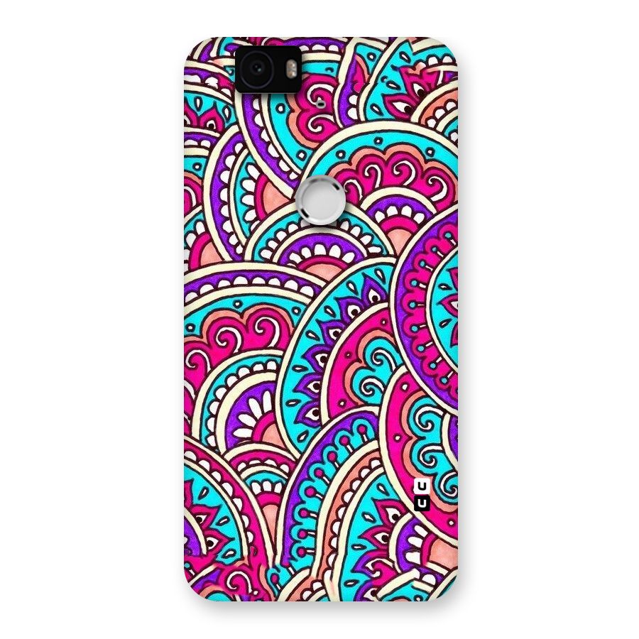 Abstract Rangoli Design Back Case for Google Nexus-6P