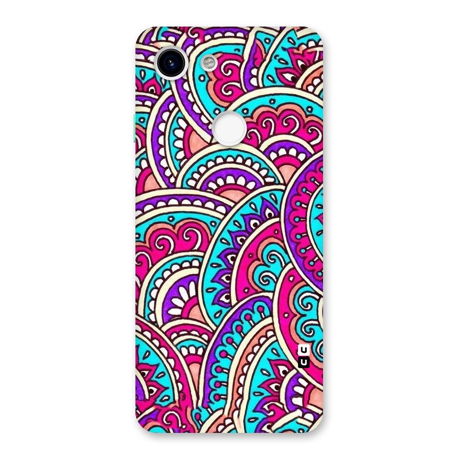 Abstract Rangoli Design Back Case for Google Pixel 3