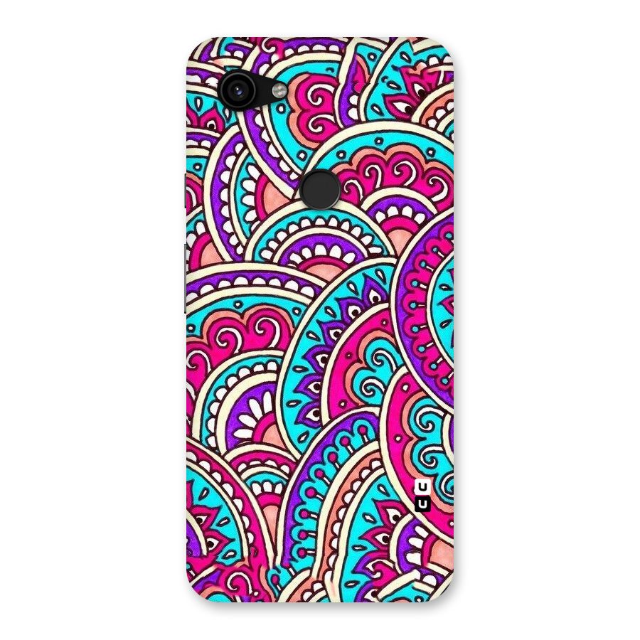 Abstract Rangoli Design Back Case for Google Pixel 3a XL