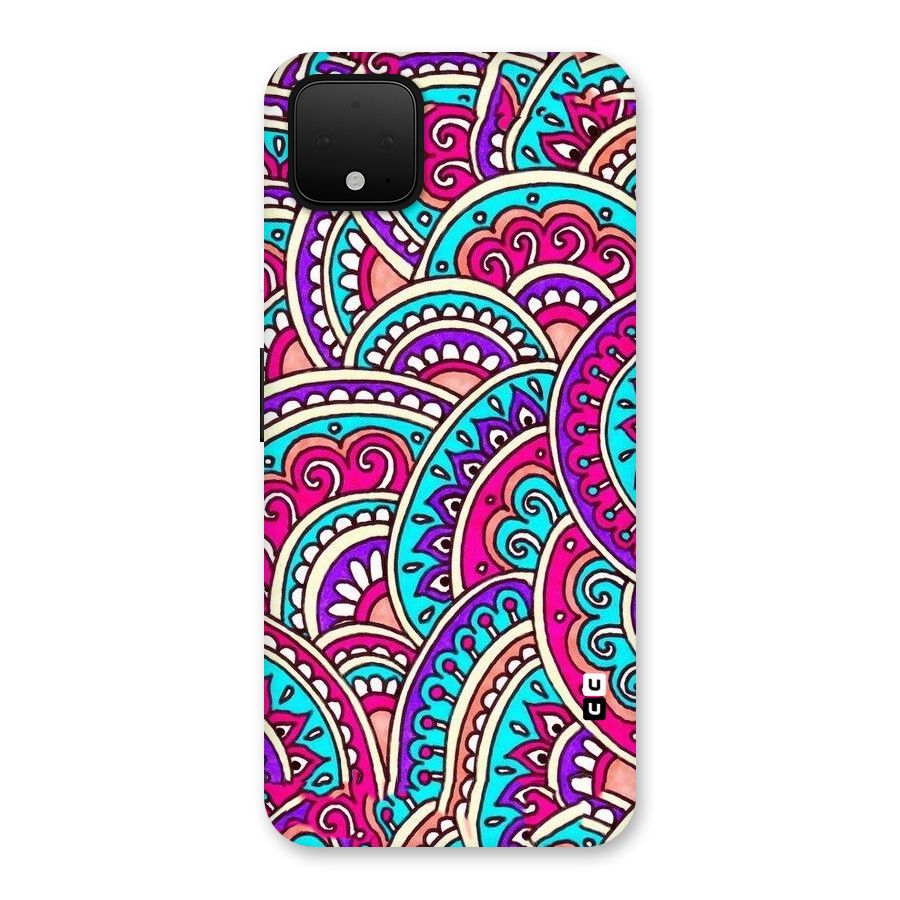 Abstract Rangoli Design Back Case for Google Pixel 4 XL
