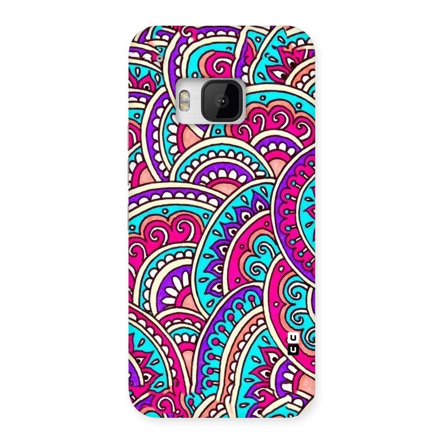Abstract Rangoli Design Back Case for HTC One M9