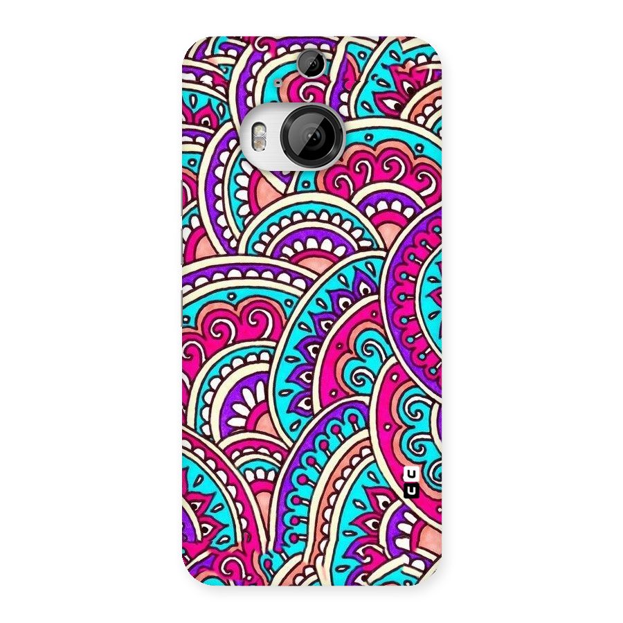 Abstract Rangoli Design Back Case for HTC One M9 Plus
