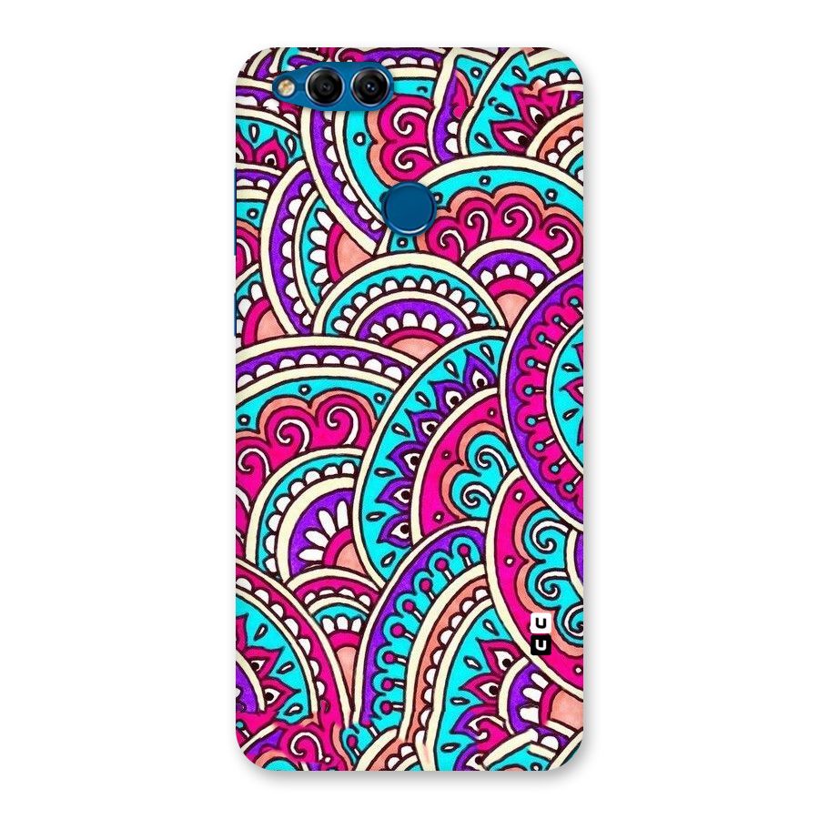Abstract Rangoli Design Back Case for Honor 7X