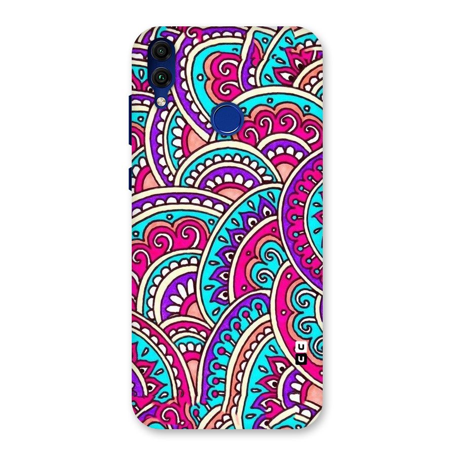 Abstract Rangoli Design Back Case for Honor 8C