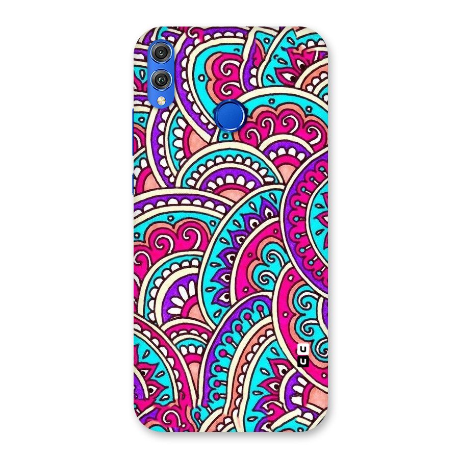 Abstract Rangoli Design Back Case for Honor 8X