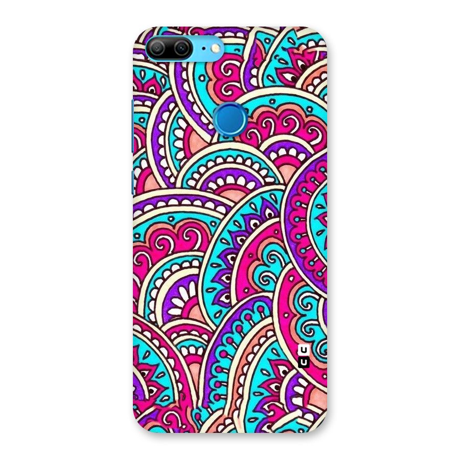 Abstract Rangoli Design Back Case for Honor 9 Lite