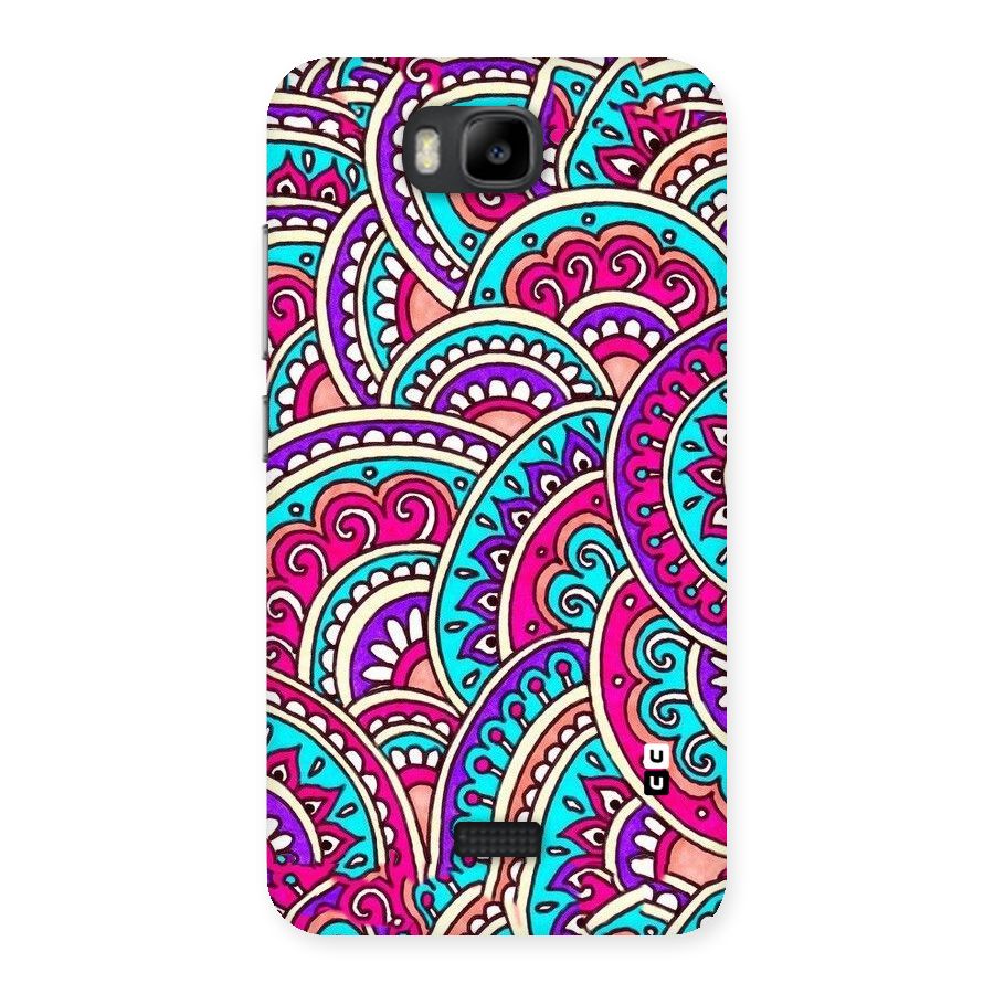 Abstract Rangoli Design Back Case for Honor Bee
