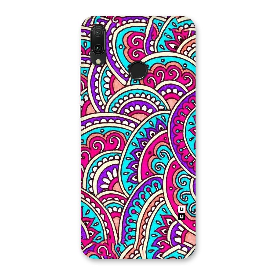 Abstract Rangoli Design Back Case for Huawei Y9 (2019)