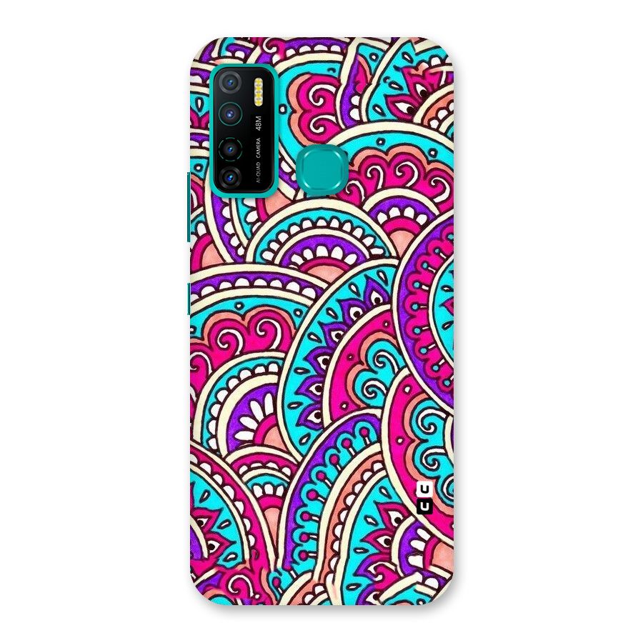 Abstract Rangoli Design Back Case for Infinix Hot 9 Pro