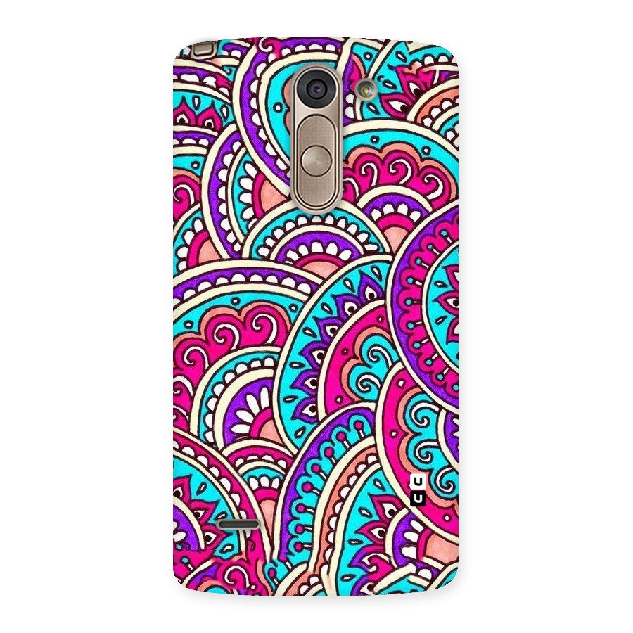 Abstract Rangoli Design Back Case for LG G3 Stylus