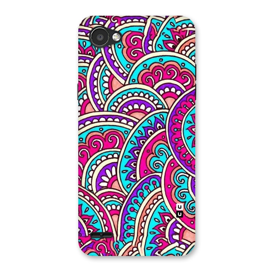 Abstract Rangoli Design Back Case for LG Q6