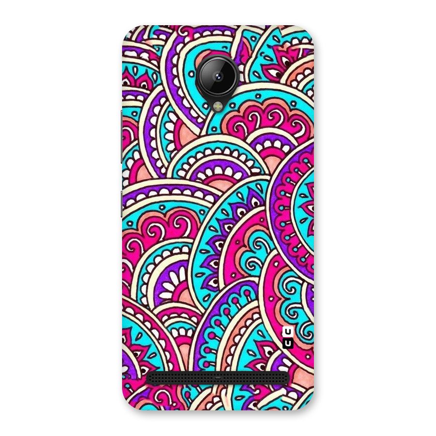 Abstract Rangoli Design Back Case for Lenovo C2