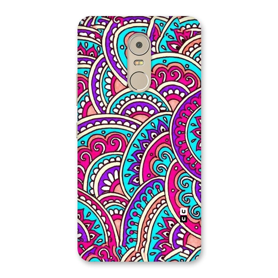 Abstract Rangoli Design Back Case for Lenovo K6 Note