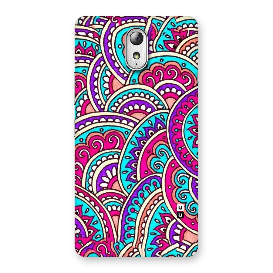 Abstract Rangoli Design Back Case for Lenovo Vibe P1M