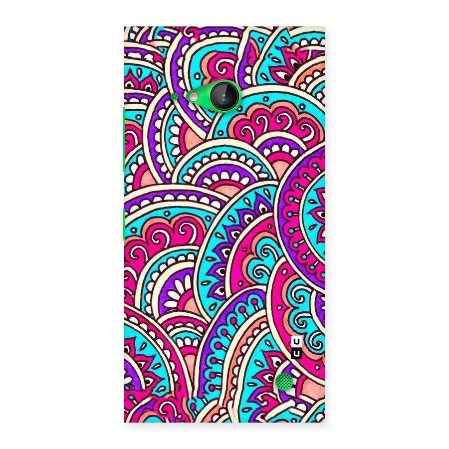 Abstract Rangoli Design Back Case for Lumia 730