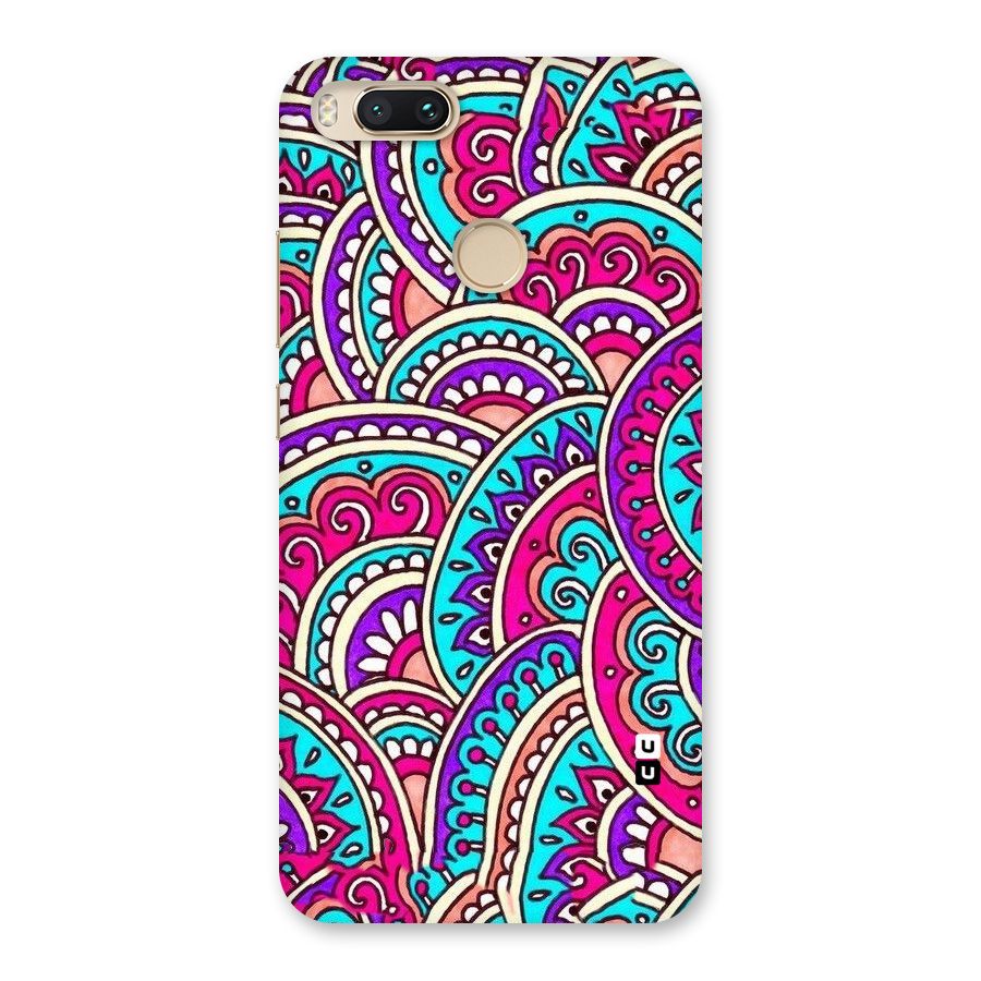 Abstract Rangoli Design Back Case for Mi A1
