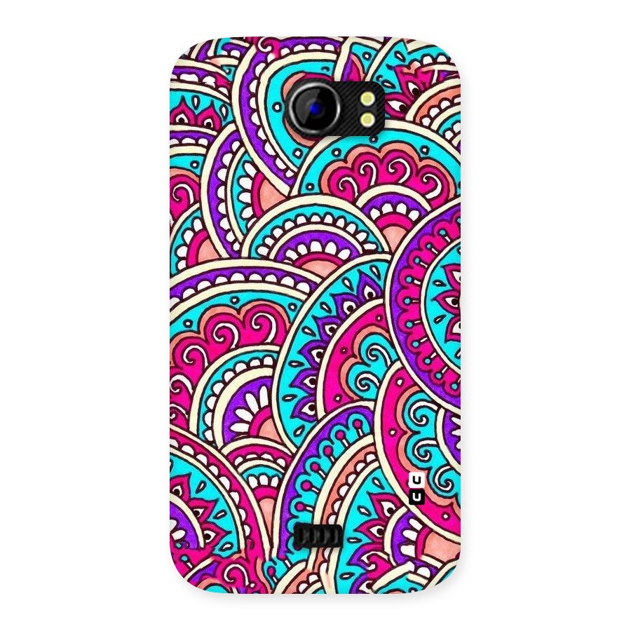 Abstract Rangoli Design Back Case for Micromax Canvas 2 A110