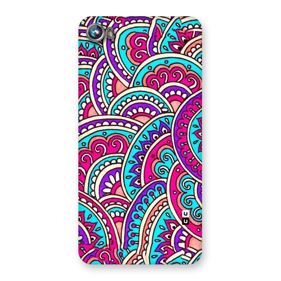 Abstract Rangoli Design Back Case for Micromax Canvas Fire 4 A107