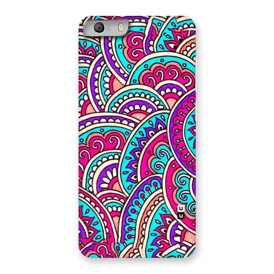 Abstract Rangoli Design Back Case for Micromax Canvas Knight 2