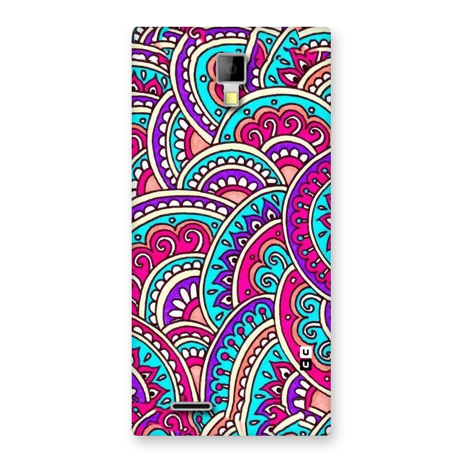 Abstract Rangoli Design Back Case for Micromax Canvas Xpress A99