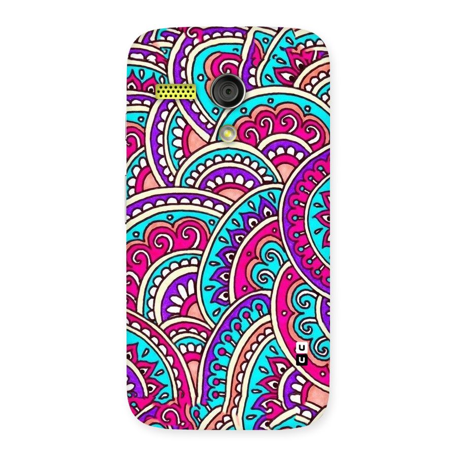 Abstract Rangoli Design Back Case for Moto G