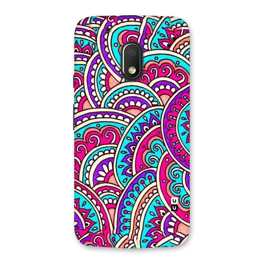 Abstract Rangoli Design Back Case for Moto G4 Play
