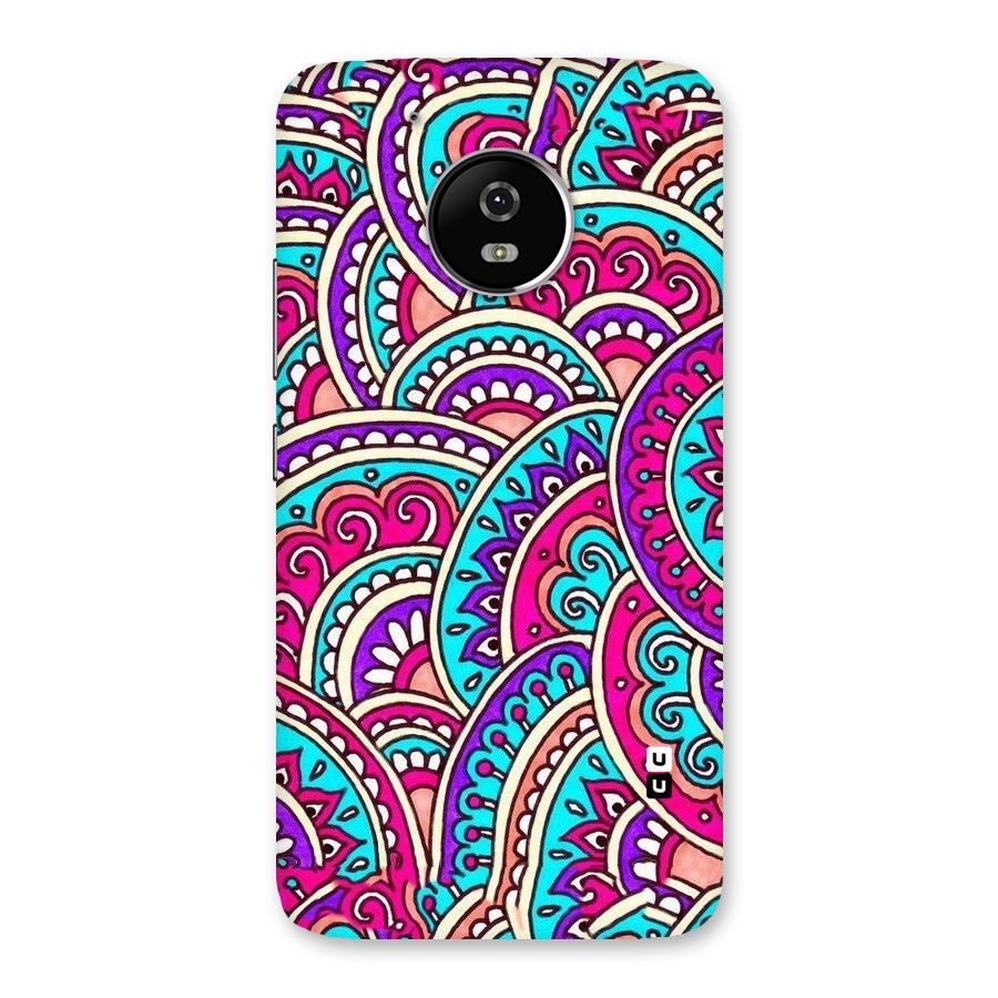 Abstract Rangoli Design Back Case for Moto G5