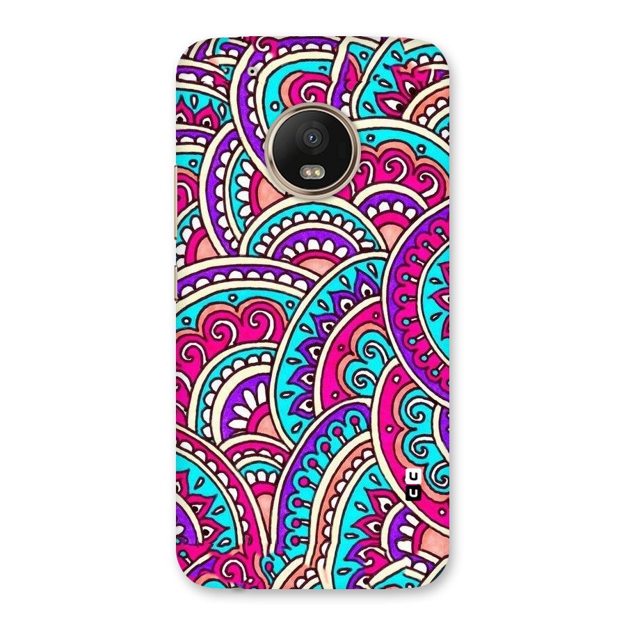 Abstract Rangoli Design Back Case for Moto G5 Plus