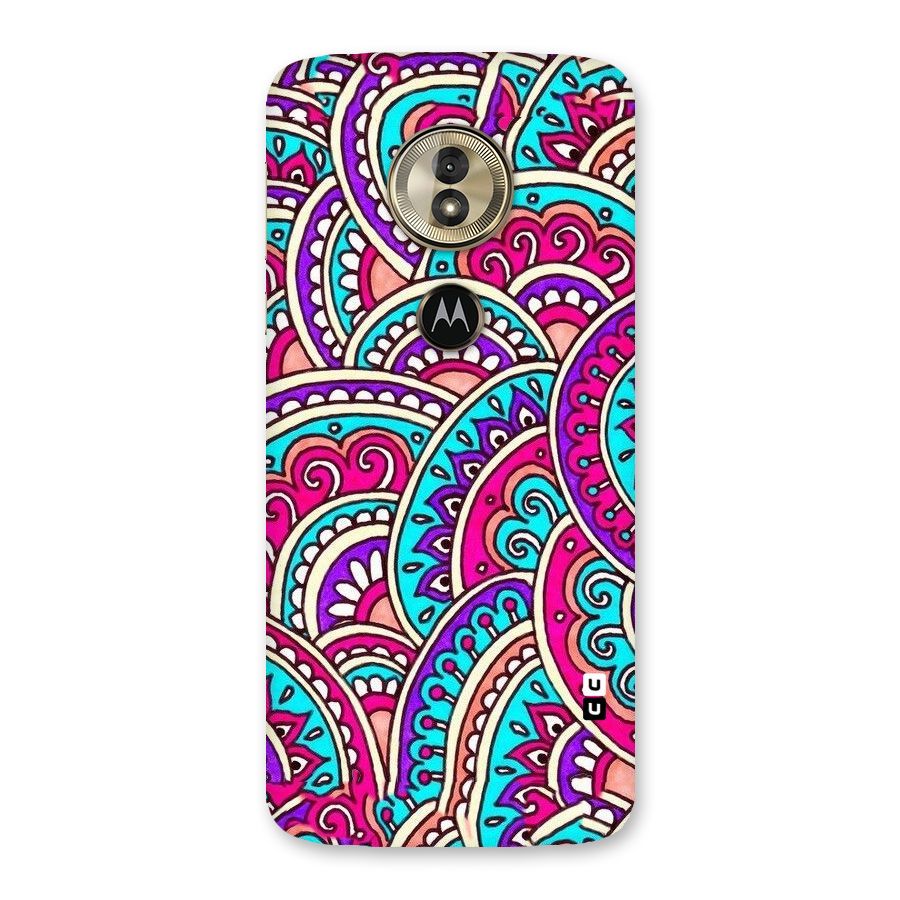 Abstract Rangoli Design Back Case for Moto G6 Play