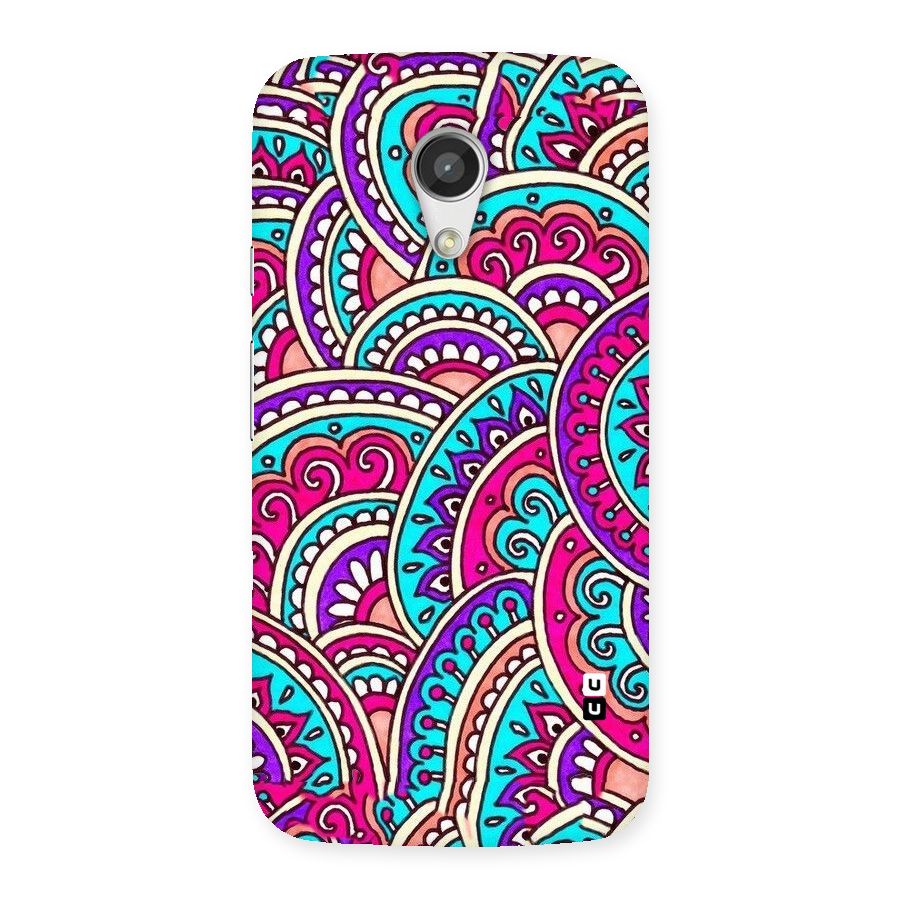 Abstract Rangoli Design Back Case for Moto G 2nd Gen