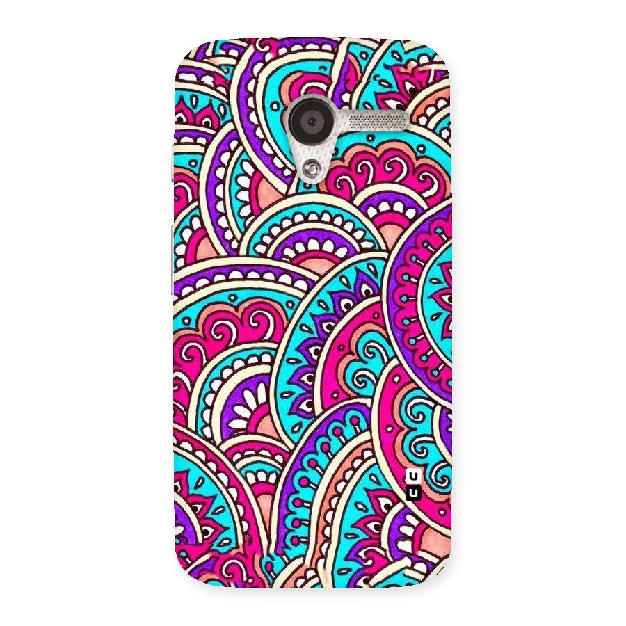 Abstract Rangoli Design Back Case for Moto X