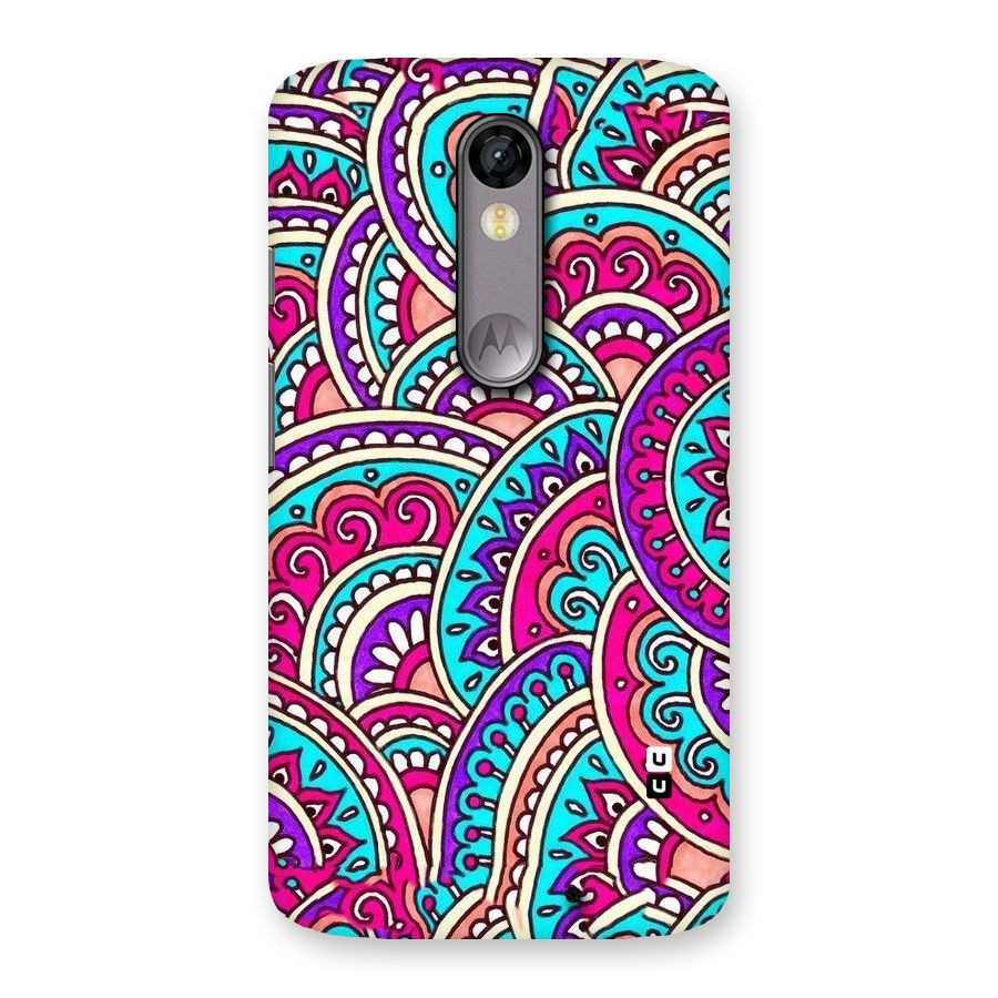 Abstract Rangoli Design Back Case for Moto X Force
