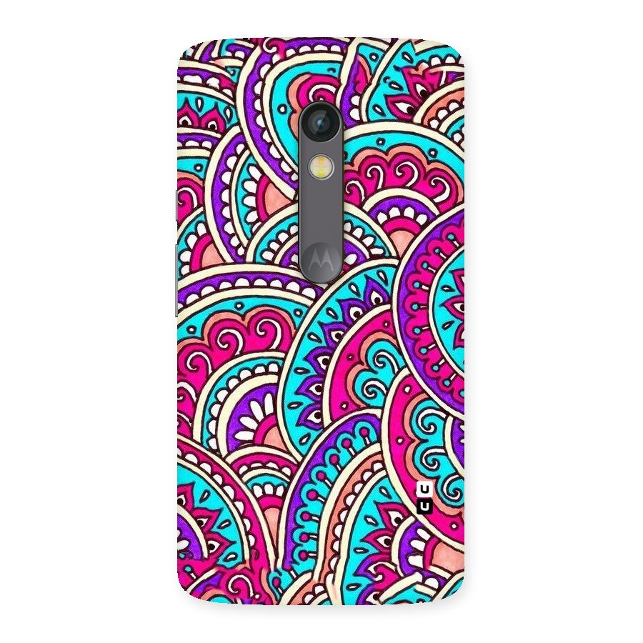 Abstract Rangoli Design Back Case for Moto X Play