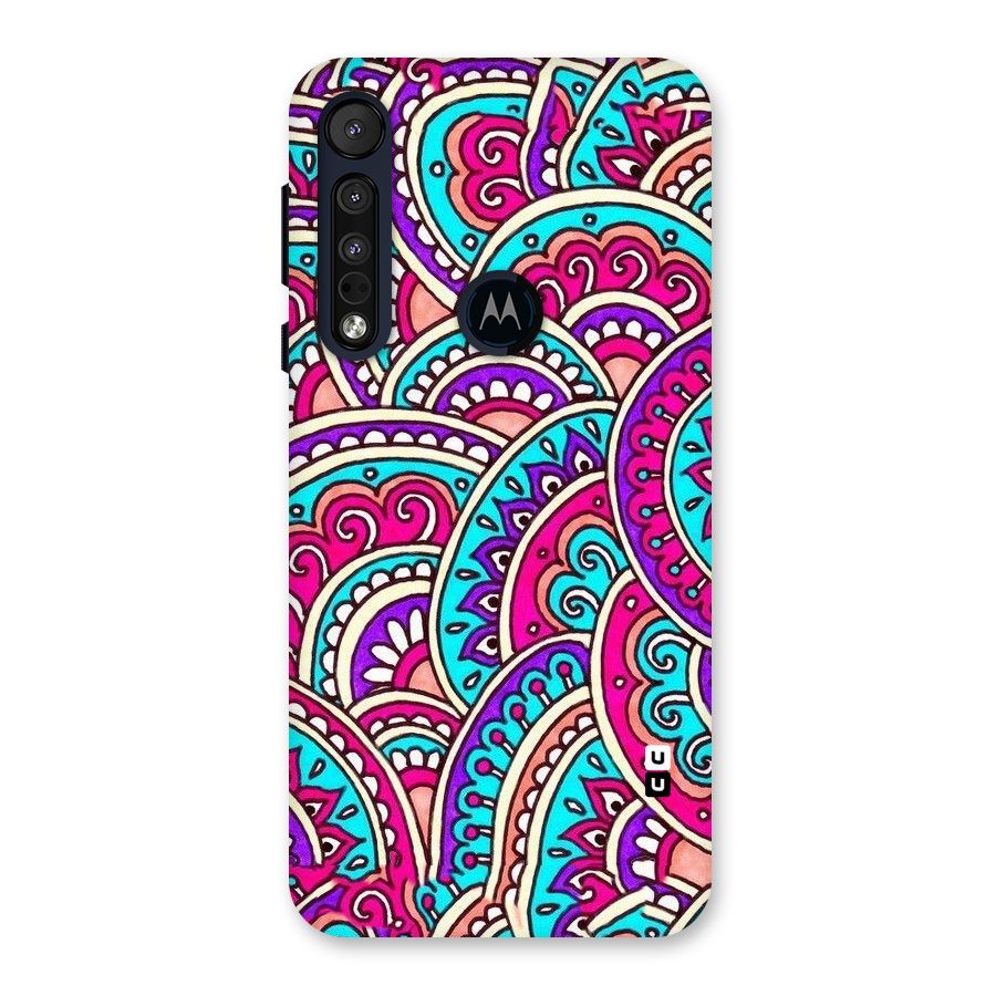 Abstract Rangoli Design Back Case for Motorola One Macro