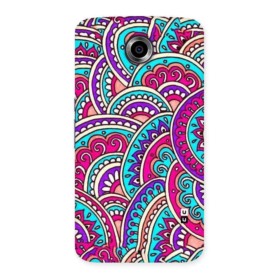 Abstract Rangoli Design Back Case for Nexsus 6