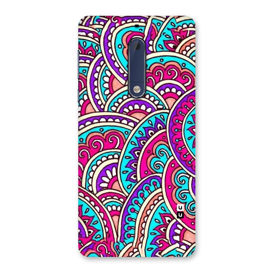 Abstract Rangoli Design Back Case for Nokia 5