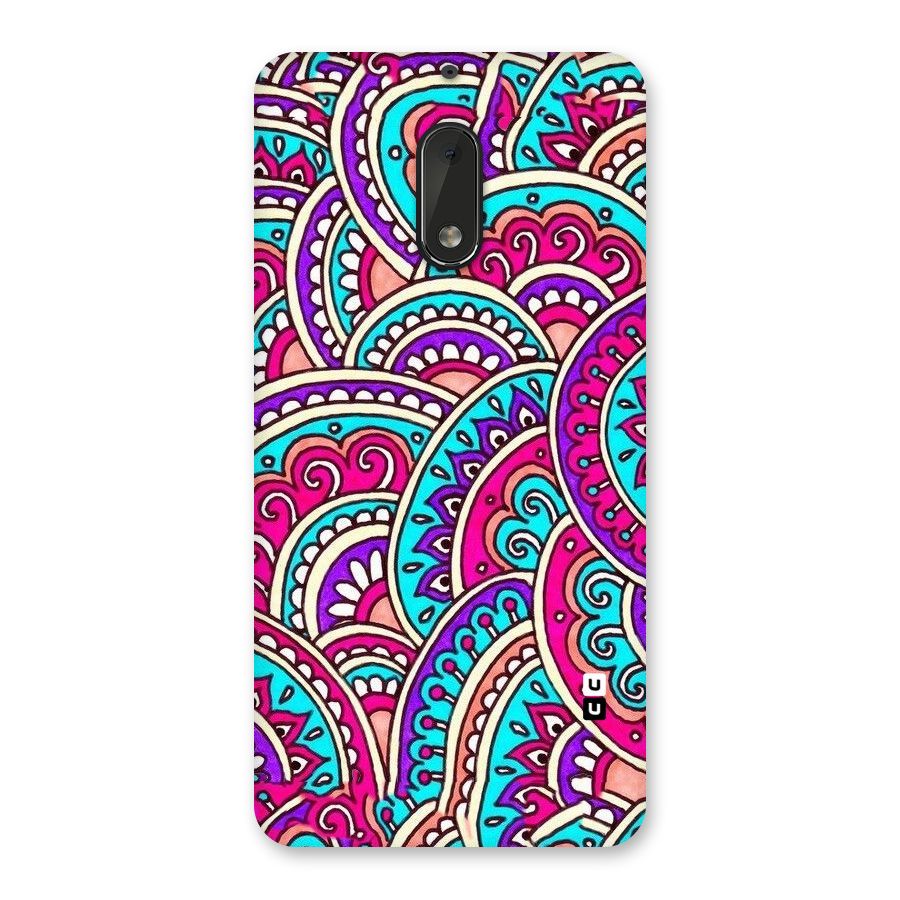 Abstract Rangoli Design Back Case for Nokia 6