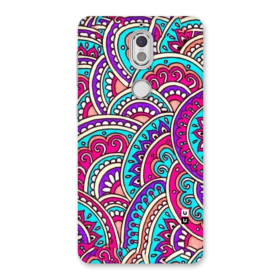 Abstract Rangoli Design Back Case for Nokia 7