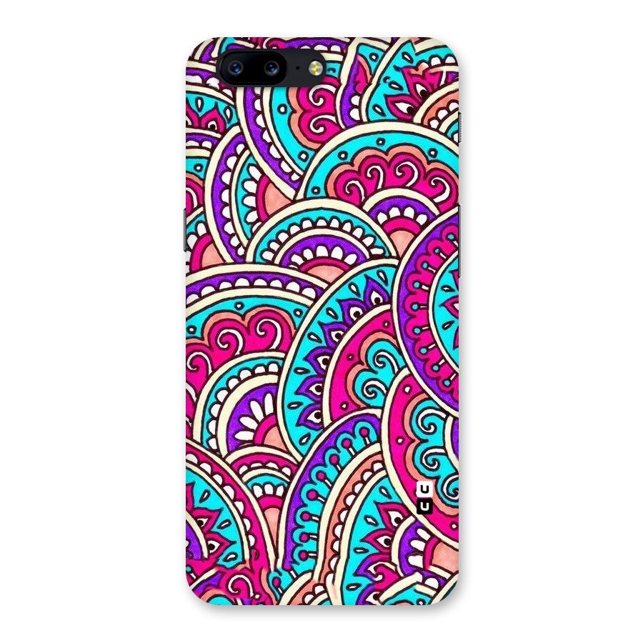 Abstract Rangoli Design Back Case for OnePlus 5