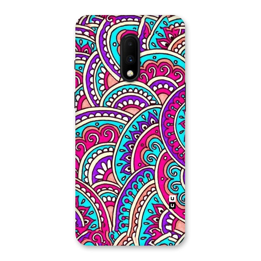 Abstract Rangoli Design Back Case for OnePlus 7