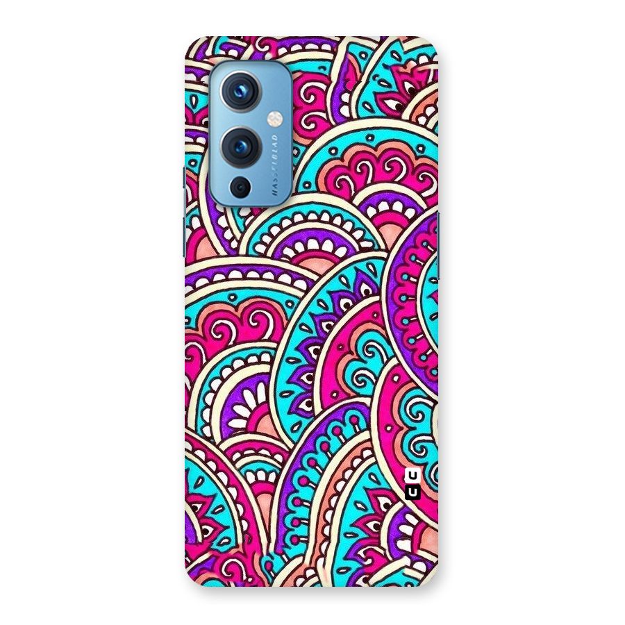 Abstract Rangoli Design Back Case for OnePlus 9