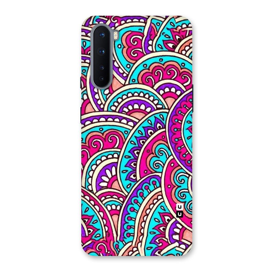 Abstract Rangoli Design Back Case for OnePlus Nord