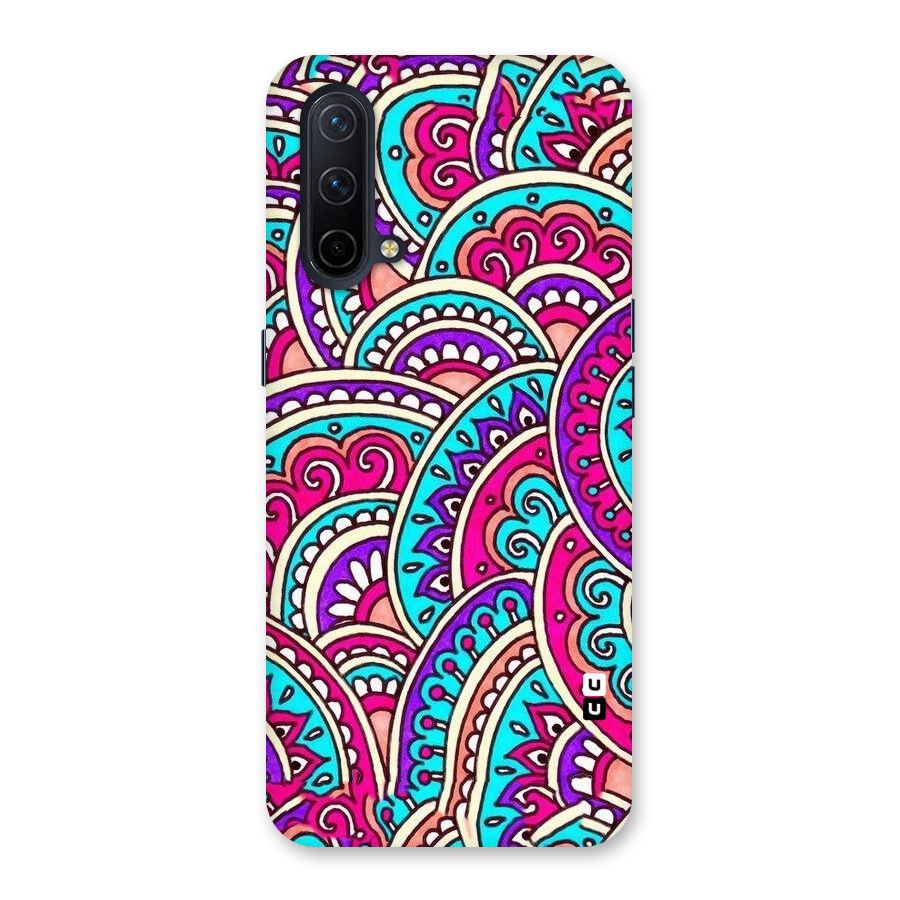 Abstract Rangoli Design Back Case for OnePlus Nord CE 5G