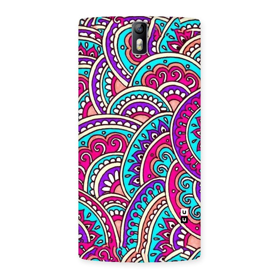 Abstract Rangoli Design Back Case for One Plus One