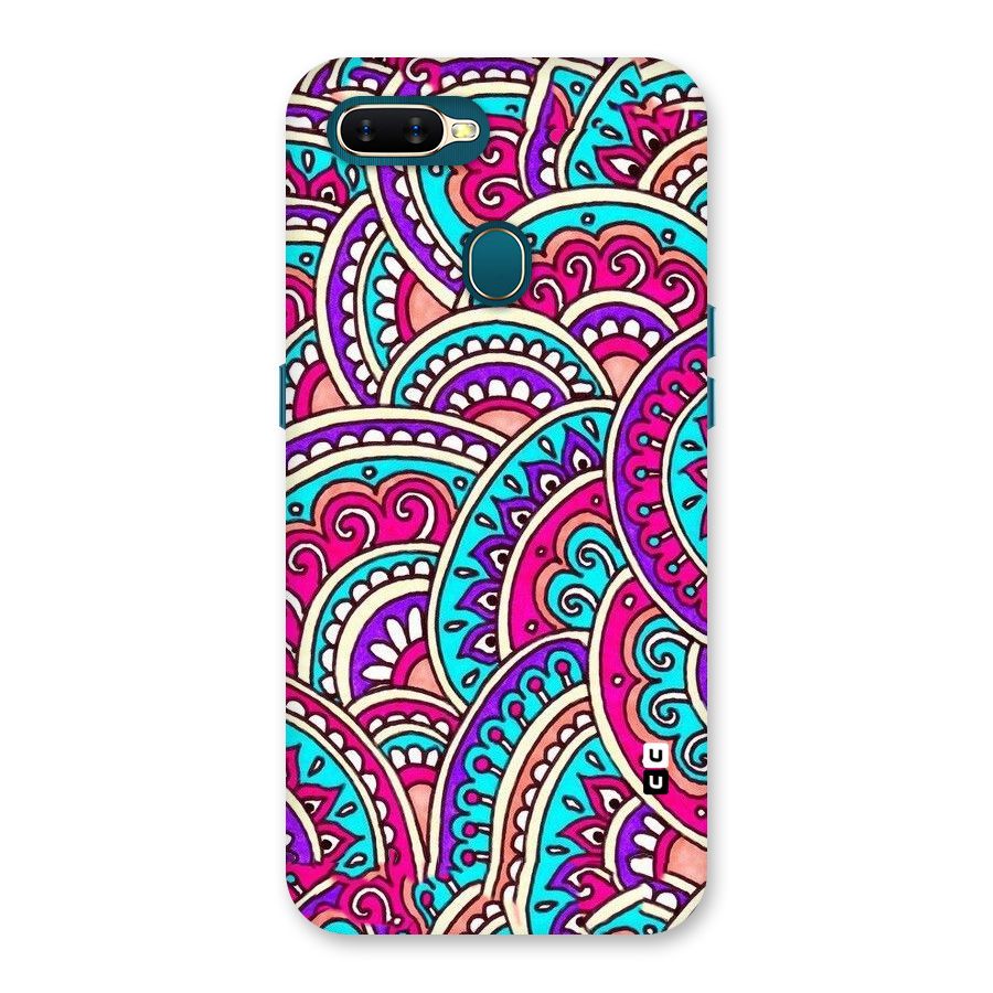 Abstract Rangoli Design Back Case for Oppo A11k