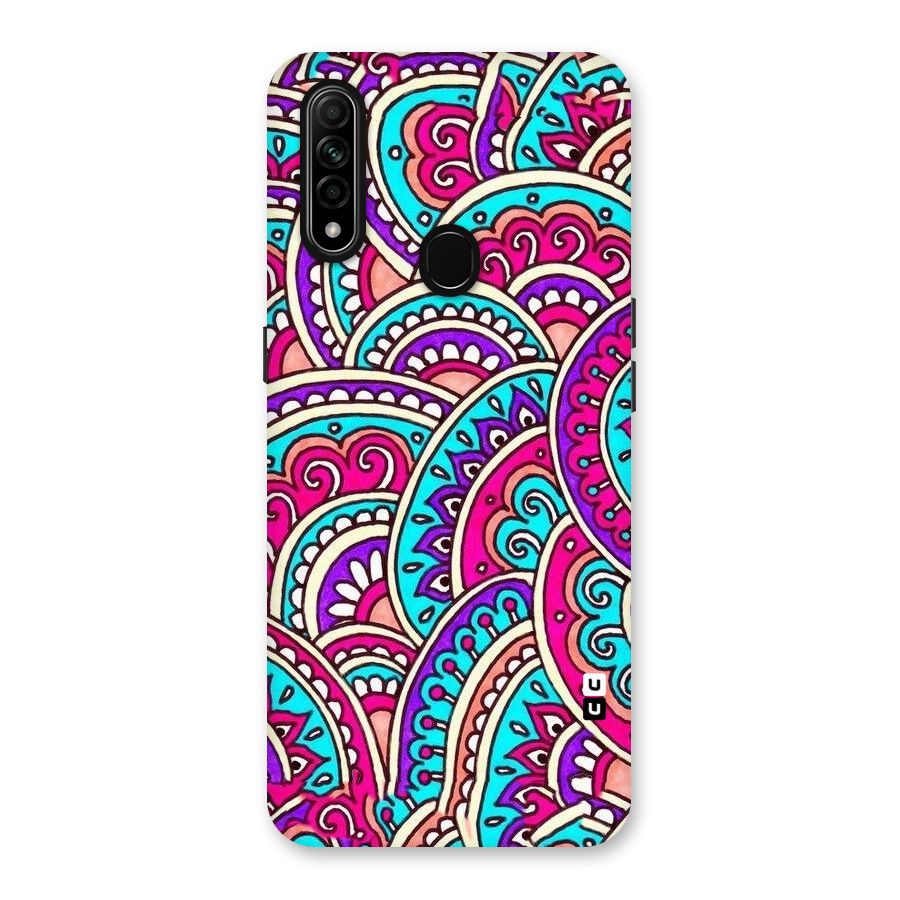 Abstract Rangoli Design Back Case for Oppo A31