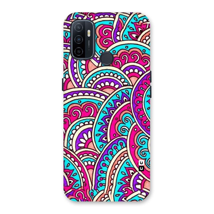 Abstract Rangoli Design Back Case for Oppo A32