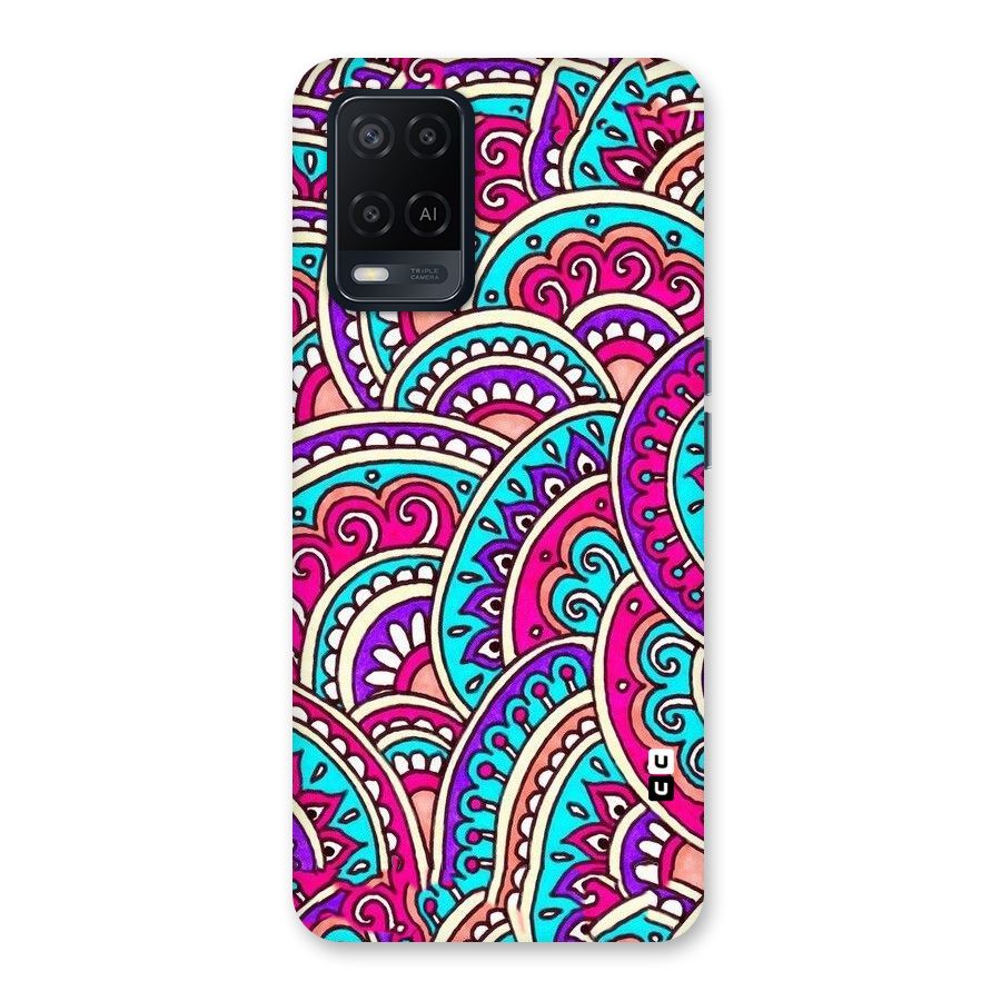 Abstract Rangoli Design Back Case for Oppo A54