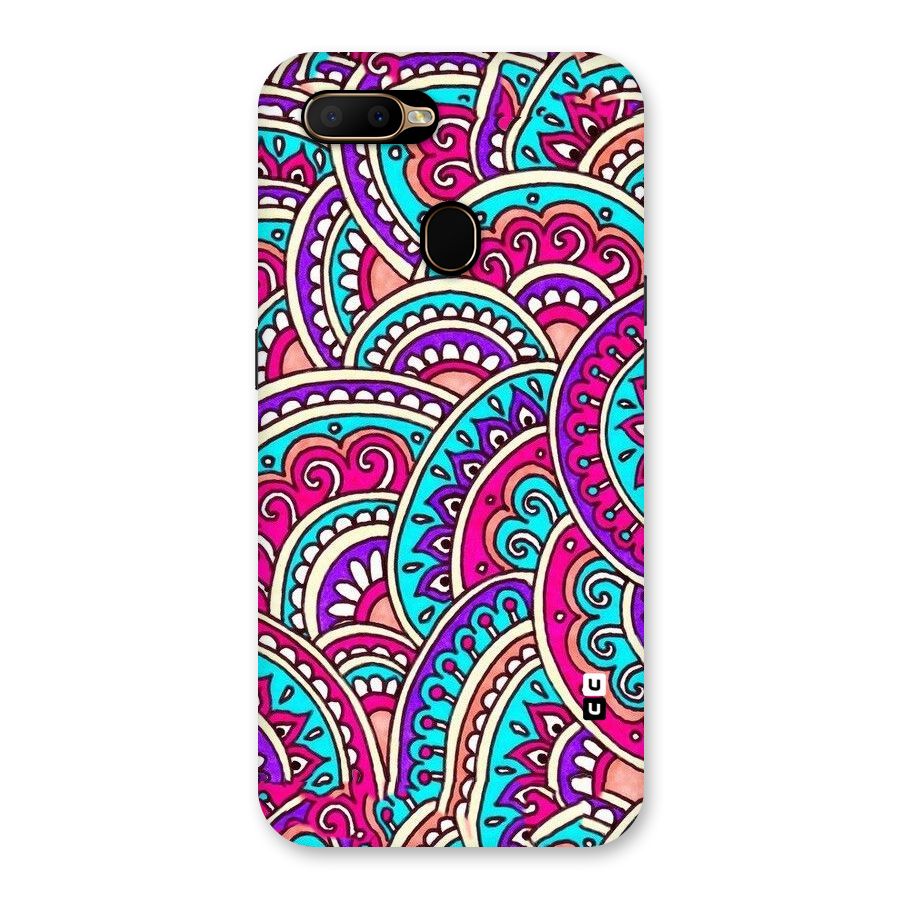 Abstract Rangoli Design Back Case for Oppo A5s
